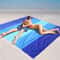 Oversized Sandproof Beach Blanket Waterproof Quick Dry Outdoor Picnic Mat