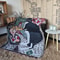 Leopard Jacquard Knitted Throw Blanket for Sofa and Bed Cozy sofa throw blanket