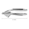 Ergonomic Garlic Press Zinc Alloy Crusher Easy Squeeze Garlic Mincer Tool