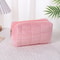 Plush Travel Makeup Bag Soft Cosmetic Organizer Pouch for Women