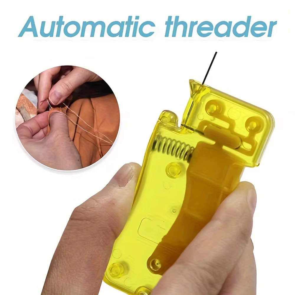 Automatic Needle Threader Tool for Easy Sewing & DIY Crafts