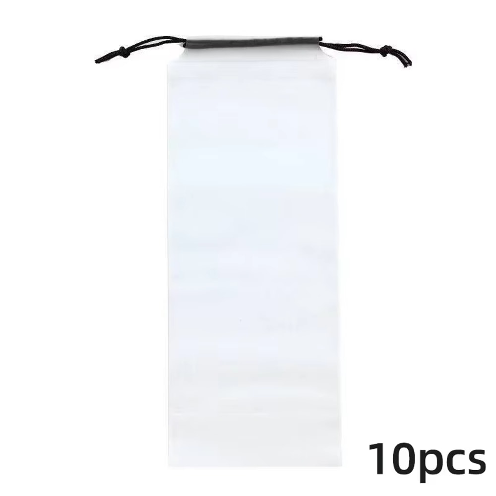 Transparent Waterproof Umbrella Storage Bags With Drawstring Portable Reusable Organizer Set 7