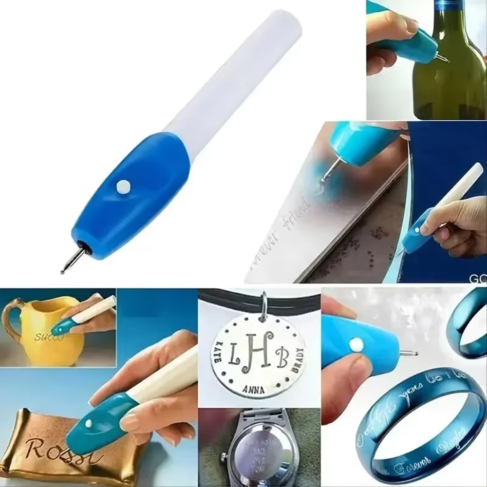 Cordless Precision Wireless Engraving Pen for DIY Crafts and Personalized Designs