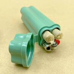 portable cigarette case with lighter built in slim smoking accessories holder