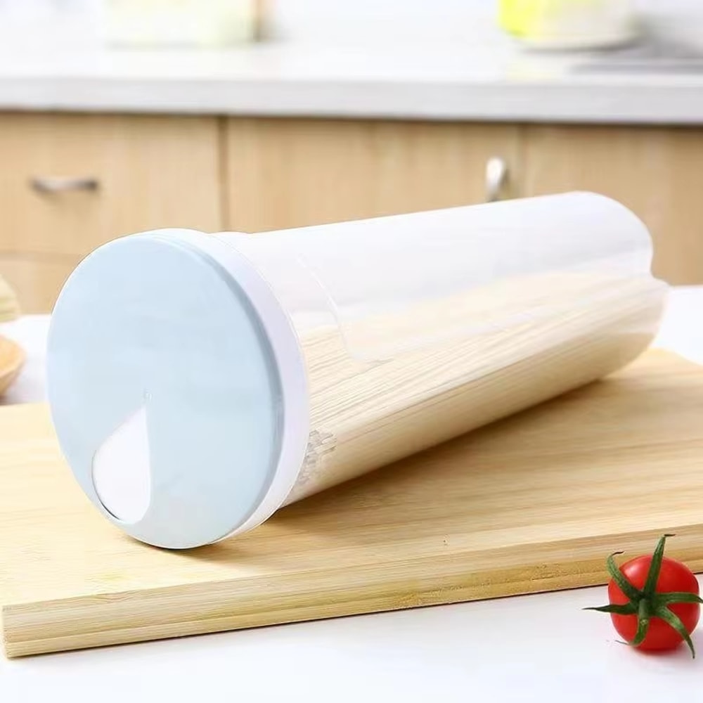 Airtight Noodle Storage Container with Measuring Dispenser Food Grade Kitchen Organizer