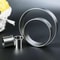 Piece Stainless Steel Round Cookie Cutters Set for Baking, Pastry & Dough Rings