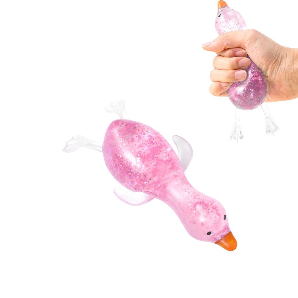 Cute Squishy Duck Stress Relief Toy Soft Squeeze Fidget for Kids and Adults