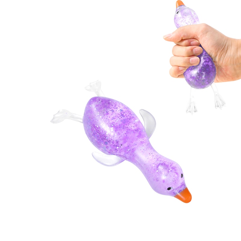 Cute Squishy Duck Stress Relief Toy Soft Squeeze Fidget for Kids and Adults
