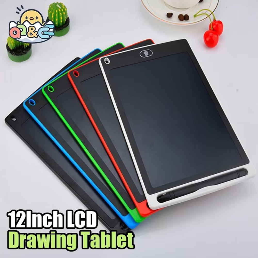 LCD Drawing Tablet For Kids Adults Reusable Writing Pad With Stylus 0