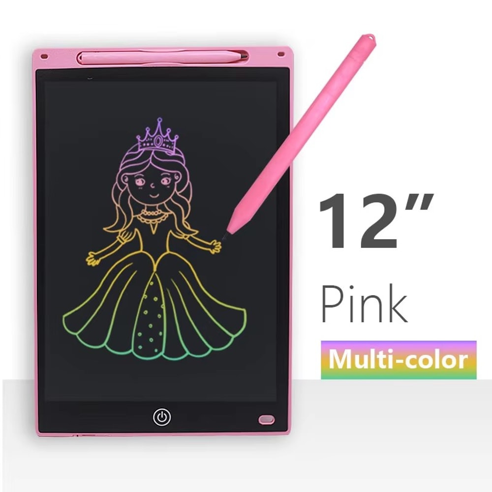 LCD Drawing Tablet For Kids Adults Reusable Writing Pad With Stylus 9
