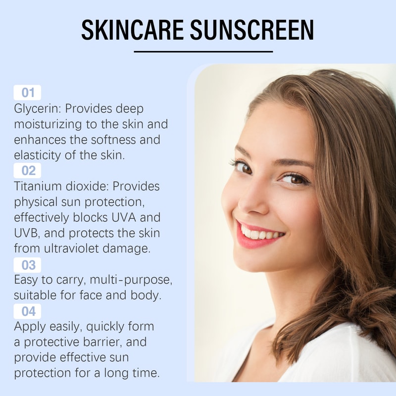 Sunscreen Stick Waterproof UV Protection Moisturizing Sunblock 2