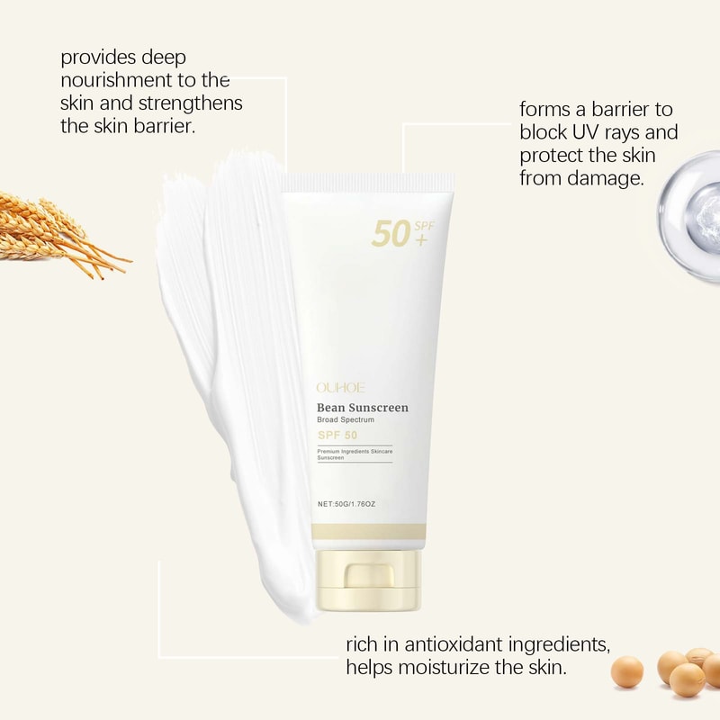 Moisturizing Sunscreen with UVA UVB Protection Lightweight Daily Sunblock