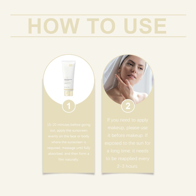 Moisturizing Sunscreen with UVA UVB Protection Lightweight Daily Sunblock