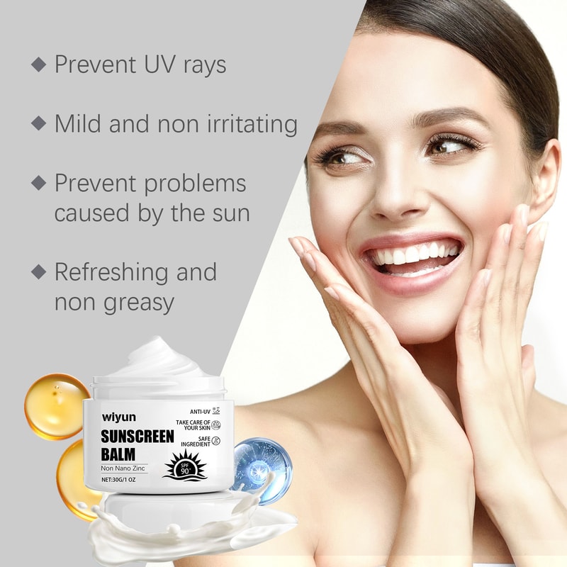 Oil Control Sunscreen Cream For Face Body UV Protection Moisturizer For Shine Free Skin 5