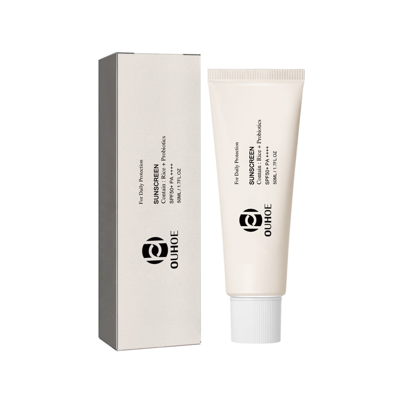 Rice Sunscreen SPF Moisturizing Sunblock Cream For Daily UV Protection 6