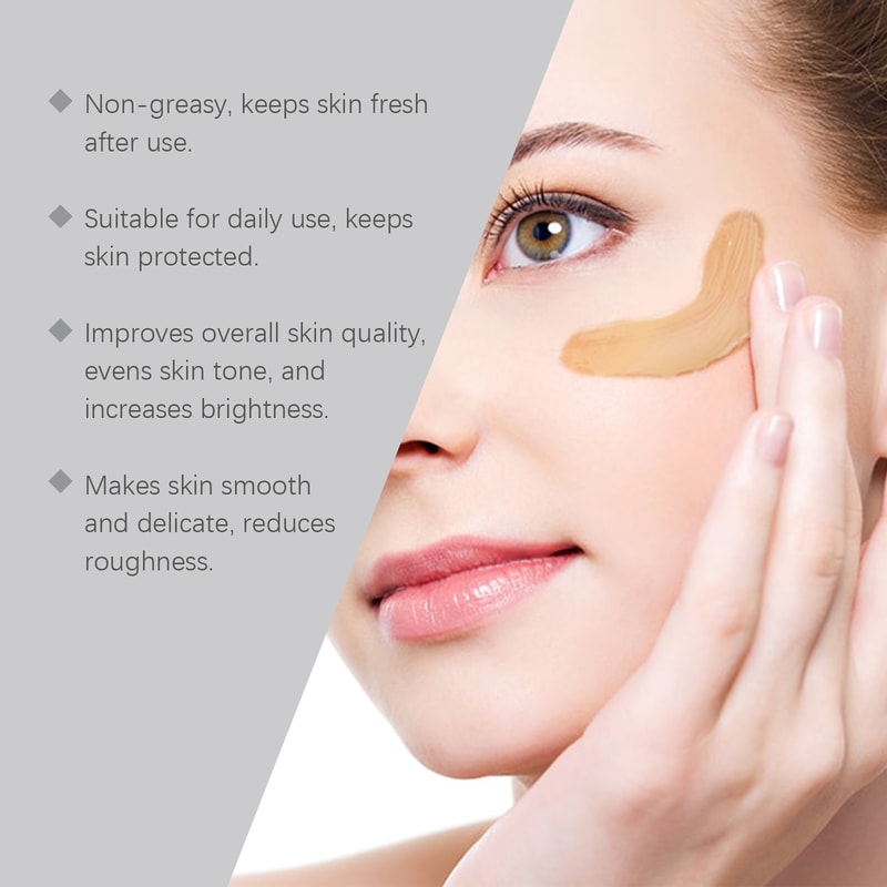 Lightweight Body Sunscreen SPF Cream Moisturizing UV Protection Lotion For Smooth Glowing Skin 4