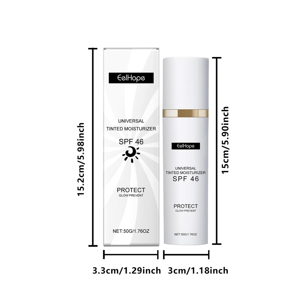 Lightweight Body Sunscreen SPF Cream Moisturizing UV Protection Lotion For Smooth Glowing Skin 5