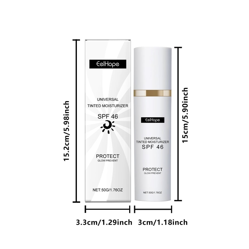 Lightweight Body Sunscreen SPF Cream Moisturizing UV Protection Lotion For Smooth Glowing Skin 5