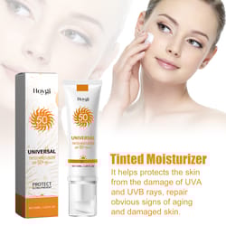 tinted sunscreen foundation cream with oil control waterproof uv protection