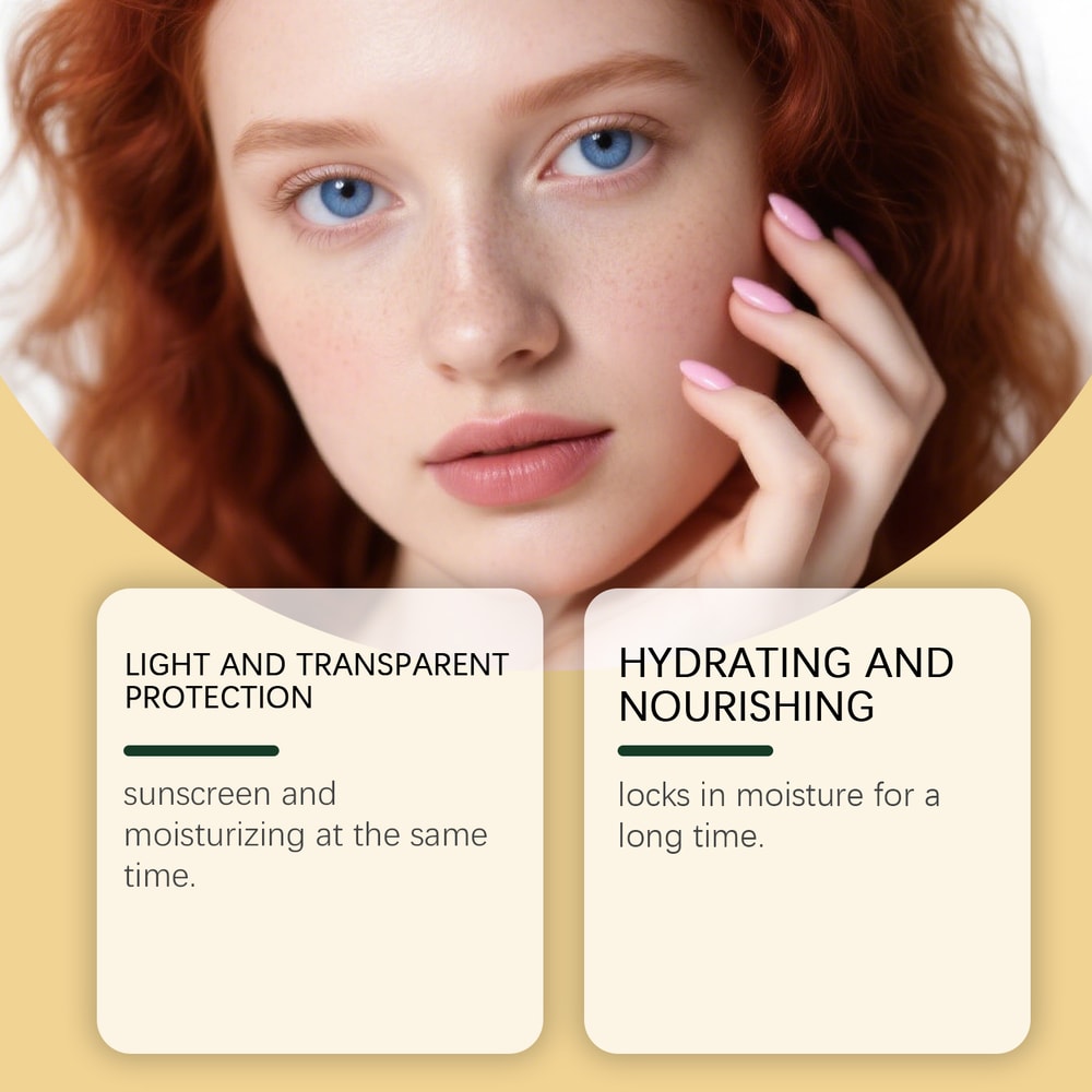 Lightweight Sunscreen Lotion For Oily Skin Fast Absorbing UV Protection 1