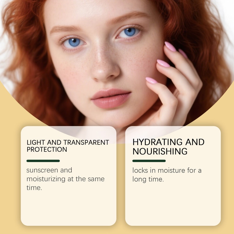 Lightweight Sunscreen Lotion For Oily Skin Fast Absorbing UV Protection 1