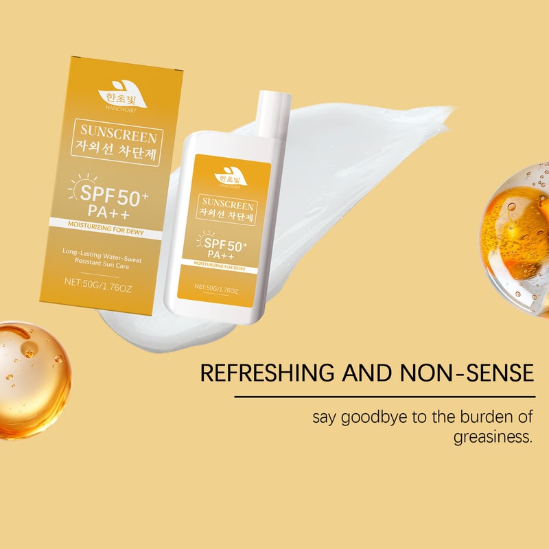 Lightweight Sunscreen Lotion For Oily Skin Fast Absorbing UV Protection 4