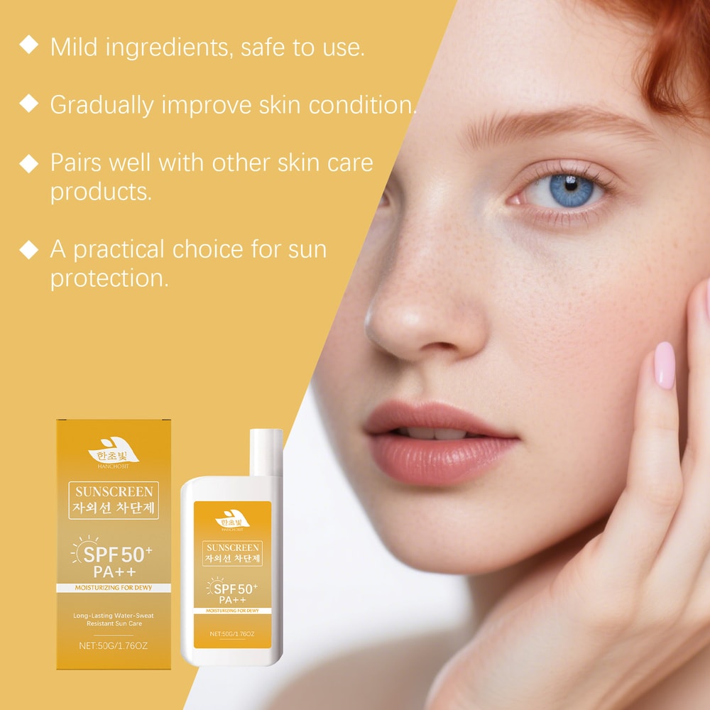 Lightweight Sunscreen Lotion For Oily Skin Fast Absorbing UV Protection 5