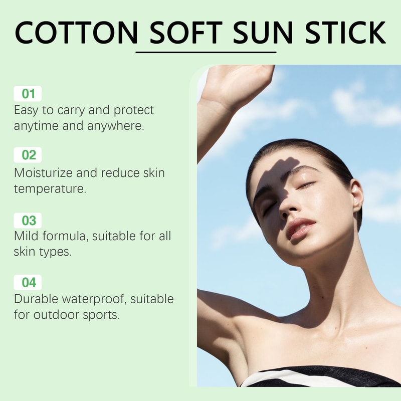 Sun Stick Sunscreen Lightweight UV Protection for Face and Body