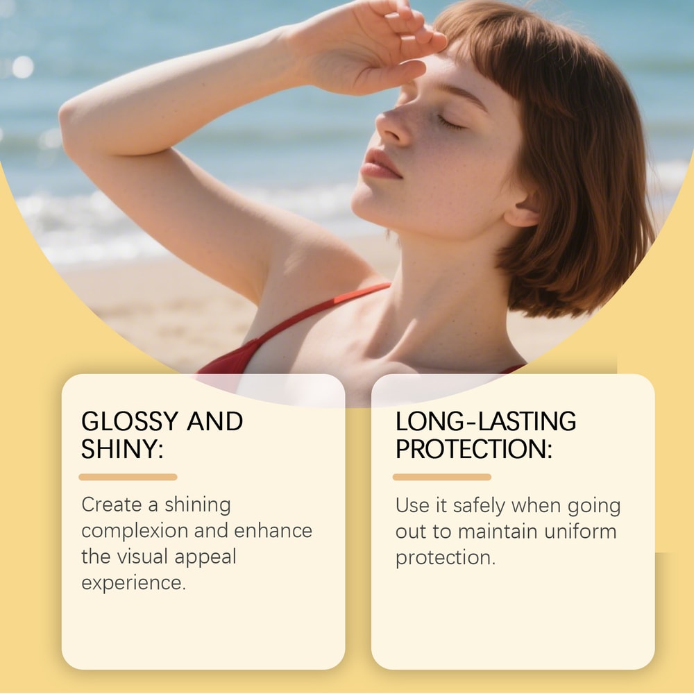 Coconut Glow Sunscreen Oil Waterproof UV Protection Body Oil For Radiant Skin 2