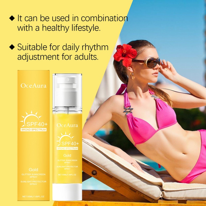 Invisible Sunscreen Spray For Face Body Lightweight Hydrating UV Protection Mist 1