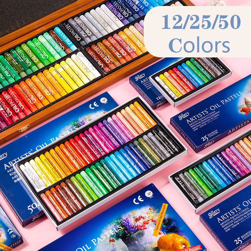 Gallery Soft Oil Pastels Set Professional Water Soluble Artist Pastels For Blending Drawing 1