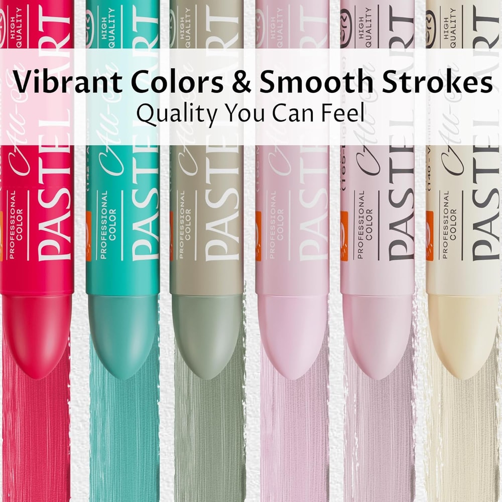 Jumbo Oil Pastels Set Soft Blending Artist Coloring Tools for Kids and Creatives