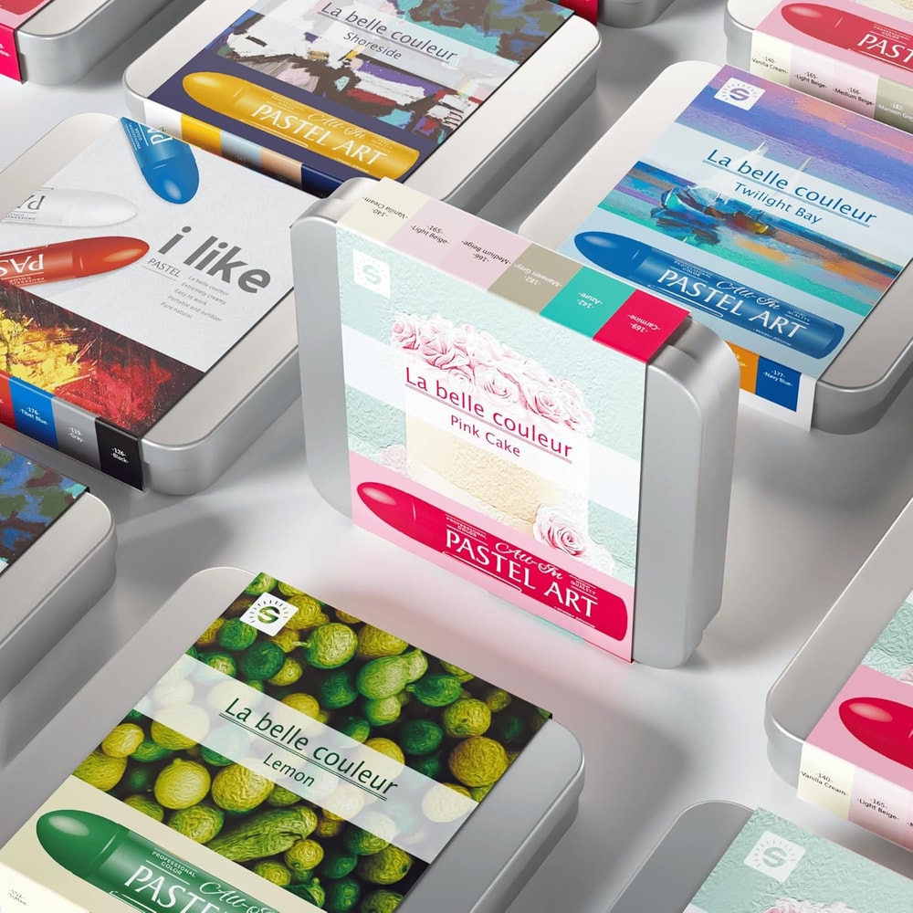 Jumbo Oil Pastels Set Soft Blending Artist Coloring Tools for Kids and Creatives