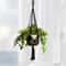 Boho Macrame Plant Hanger Indoor Outdoor Cotton Rope Hanging Basket Decor
