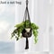 Boho Macrame Plant Hanger Indoor Outdoor Cotton Rope Hanging Basket Decor