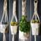Boho Handmade Macrame Plant Hanger Set Indoor Hanging Planters For Stylish Home Decor 3