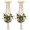 Handmade Macrame Plant Hanger For Wall Decor Indoor Outdoor Boho Hanging Planter 0