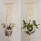 Handmade Macrame Plant Hanger For Wall Decor Indoor Outdoor Boho Hanging Planter 1