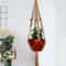 Handmade Macrame Plant Hanger For Wall Decor Indoor Outdoor Boho Hanging Planter 2