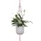 Handmade Macrame Plant Hanger For Wall Decor Indoor Outdoor Boho Hanging Planter 4