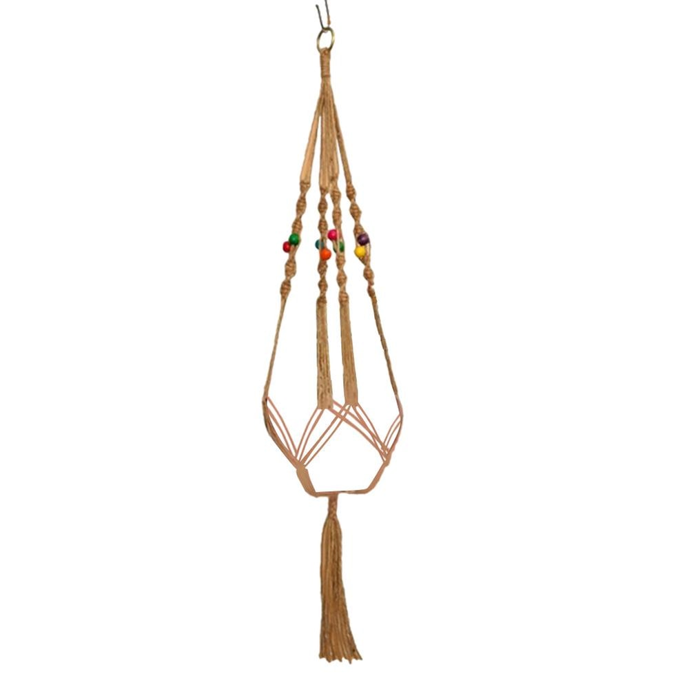 Handmade Macrame Plant Hanger For Wall Decor Indoor Outdoor Boho Hanging Planter 7