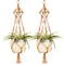 Handmade Macrame Plant Hanger For Wall Decor Indoor Outdoor Boho Hanging Planter 8
