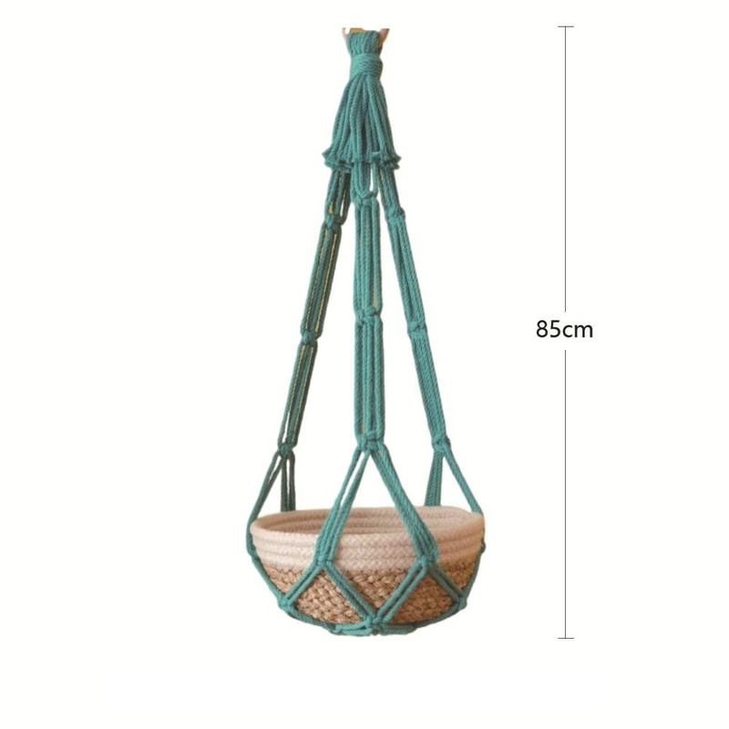 Handmade Macrame Plant Hanger Indoor Outdoor Hanging Planter Basket