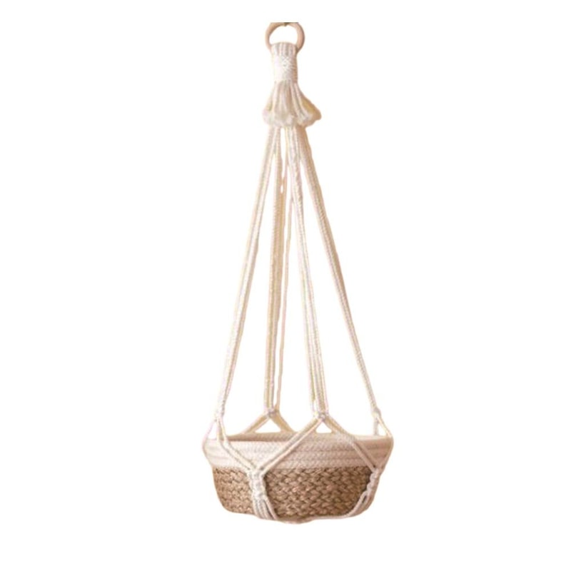 Handmade Macrame Plant Hanger Indoor Outdoor Hanging Planter Basket