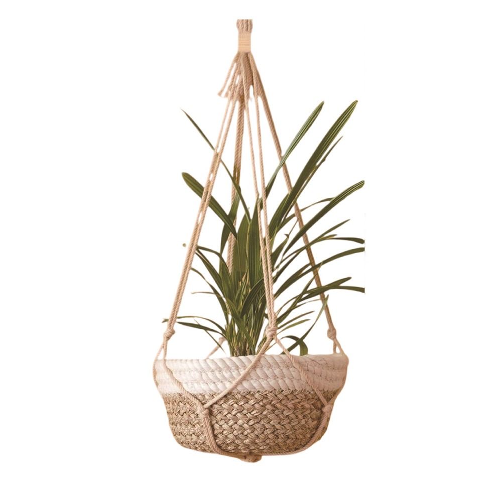 Handmade Macrame Plant Hanger Indoor Outdoor Hanging Planter Basket