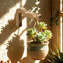 farmhouse plant hanger wall mount bracket for hanging plants indoor outdoor