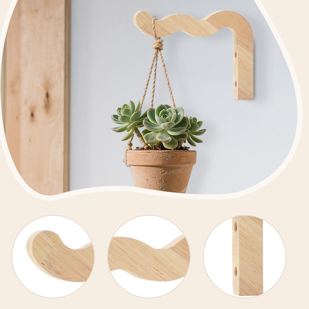 Farmhouse plant hanger wall mount bracket for hanging plants indoor outdoor