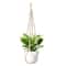 Macrame Plant Hanger With Wooden Beads Indoor Outdoor Hanging Planter Holder 5