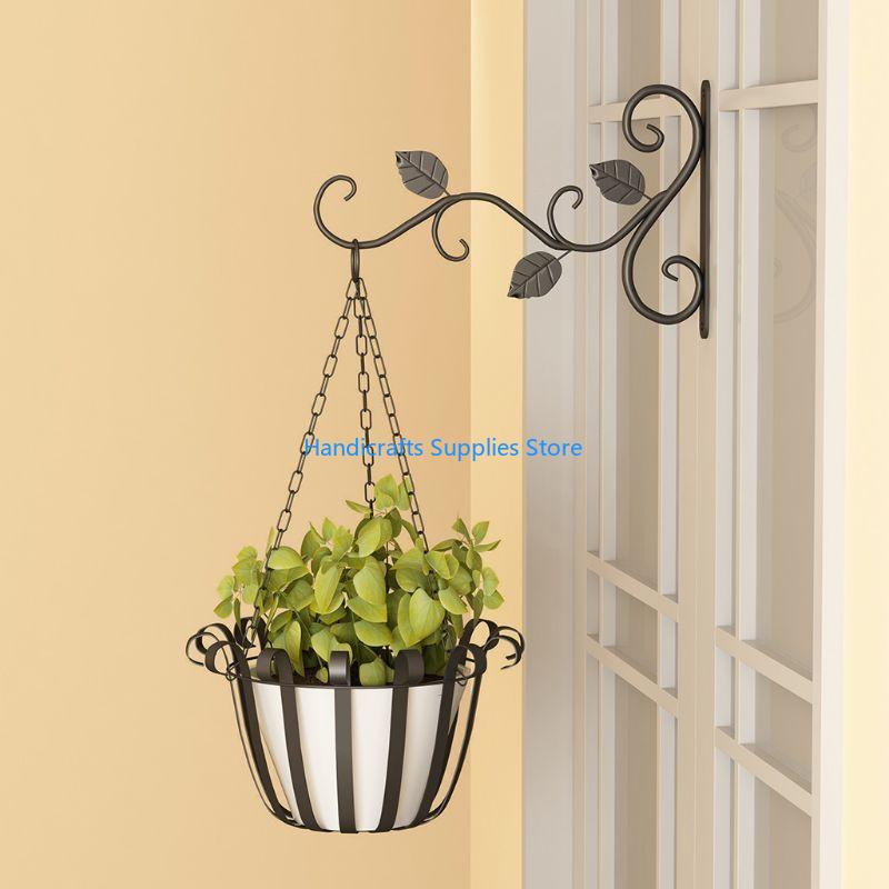 European Iron Wall Plant Hanger Bracket For Hanging Planters And Flower Pots 0