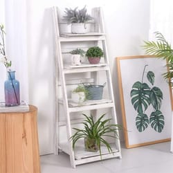 tier wooden plant stand indoor flower display shelf for multiple pots